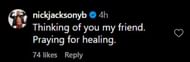 Screenshot of Nick's comment